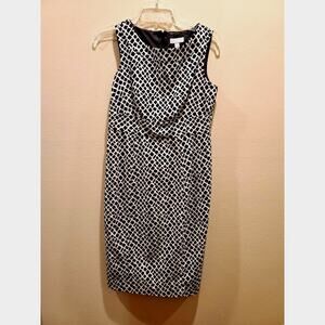NEW Charter Club black white dress - 6p 6 petite